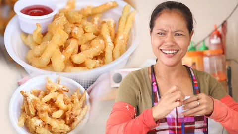 จี๊ดริมรั้ว : แด่คนเกลียดผัก 'นุชรี' แม่ค้าผักทอดที่ ม.หอการค้าไทย