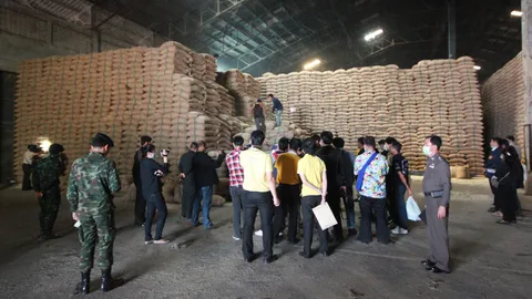 ป.ป.ท.ลุยตรวจคลังข้าวบางกะดี พบพิรุธโครงเหล็กนั่งร้าน