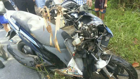 กระบี่ สังเวยศพแรก หมอนวดสาวฝ่าสายฝนชนต้นไม้ ดับ