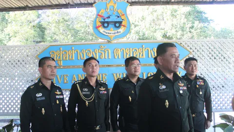 กกล.ผาเมือง ให้ความมั่นใจในการปราบยาเสพติดตามแนวชายแดน