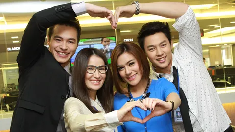 'ปีเตอร์-แอน-หมาก-คิม' จับคู่ "แอบรักออนไลน์"