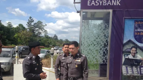 ตำรวจกระบี่เร่งล่าคนร้ายเจาะตู้เอทีเอ็ม ฉกเงินล้าน