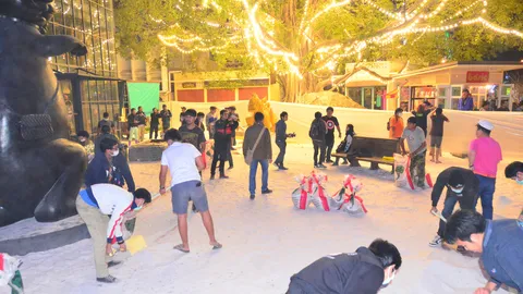 ปิดฉากแล้ว หิมะเทียมเสี่ยตัน ลั่นไม่ขอเอากลับมาจัดอีก