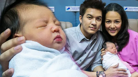 'แบงค์-ไอซ์' เผยวินาทีเห็นหน้าลูก 'น้าค่อม' สุดเห่อ โวหลานให้โชค