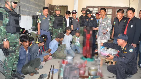 ล่าอีก 'เลียงผา' ที่แก่งคอย! พรานยิงมาทำลาบกินแกล้มเหล้า