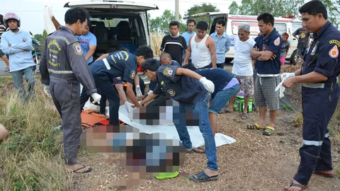 สุดสลด! ผัวช่วยเมียกอดกันตาย ลูกร้องไห้เฝ้าศพทั้งคืน 