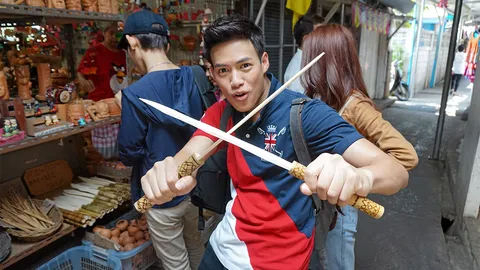 ‘ปอ อรรณพ’ล่องเรือเที่ยวเกาะเกร็ด จัดเต็ม!! ปั้นหม้อ-หยอดขนมไทย