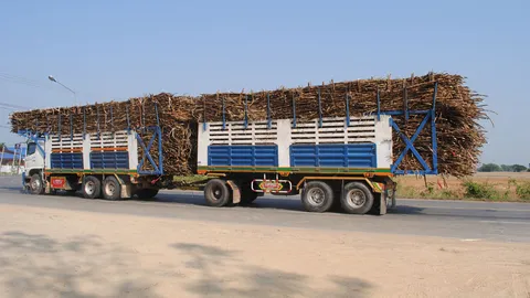 'สุโขทัย' เข้ม! จับรถบรรทุกอ้อย น้ำหนักเกินกำหนด