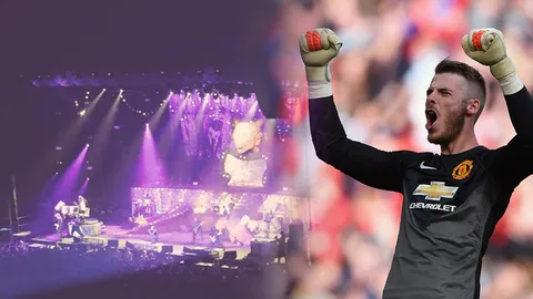 ไม่พลาด! 'เด เคอา' โผล่ดูคอนเสิร์ต 'สลิปน็อต'