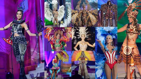 สะพรึง! สะพรั่ง! หลากชุดประจำชาติสุดอึ้ง! 