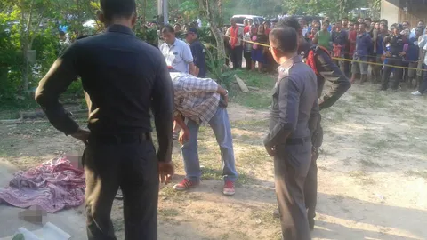 หนุ่มสวนยางเครียดหนี้สิน ยิงท้ายทอยเมียดับ ก่อนจ่อขมับตายตาม