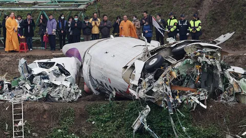 เร่งหา 11 คนหาย-ยอดบินไต้หวันร่วงพุ่ง 32 ศพ