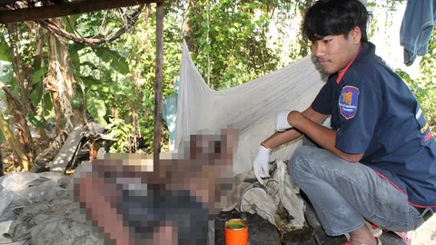 อัดเต็มปอด! หนุ่มรับขึ้นมะพร้าวเมืองมะขามหวาน ดับคากระป๋องกาว