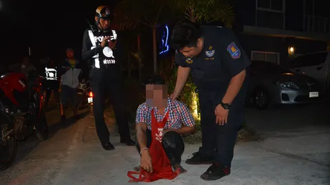 อุ้มหนุ่มใหญ่เขมรรุมตื้บยับ คาดเหตุโพสต์เฟซบุ๊กด่านายเก่า