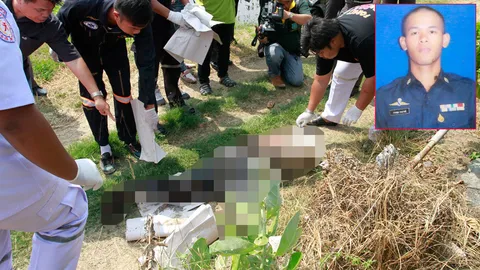 พลทหารสังกัดอากาศโยธินดับปริศนาคาเพิงพัก