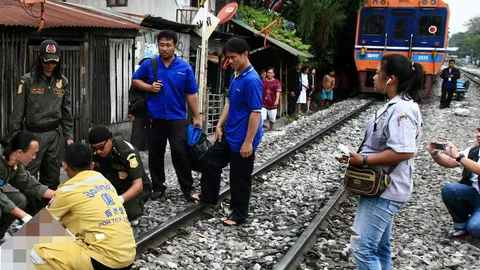 ม้าเหล็กทับร่าง พนง.รถไฟดับ คาดพลัดตก-เร่งสอบ