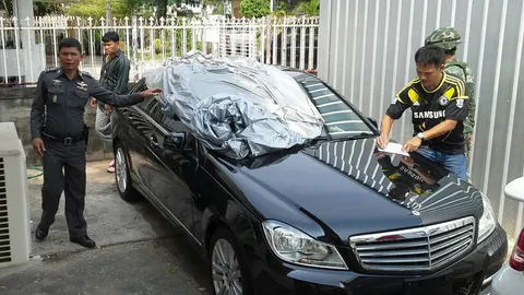 ทหาร-ตร.เข้ายึดรถหรูในบ้านหลังใหญ่กลางเมืองอุบลฯ