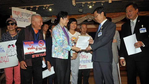 กลุ่มกรีน-เครือข่าย ปชช. ค้านรัฐ ออก พ.ร.บ.ชุมนุม
