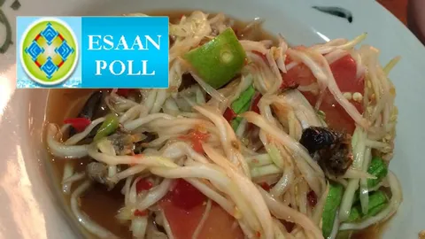 แซ่บหลาย!! โพลชี้ คนอีสานเกินครึ่ง กินส้มตำปลาร้าเกือบทุกวัน