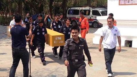 ศพนักปั่นรถจักรยานชาวชิลี ถึงวัดป่าธรรมอุทยานขอนแก่นแล้ว