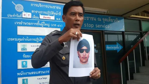 สเกตช์ภาพคนร้ายอุ้มสาวทิ้งสนามกอล์ฟ 'อำนวย'เชื่อไม่มืออาชีพ