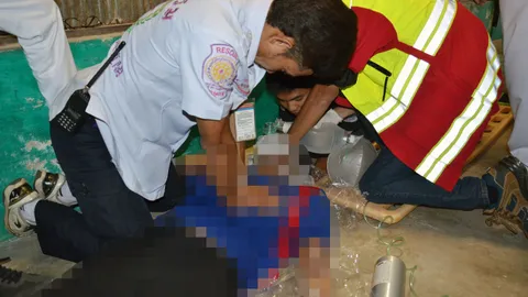 หนุ่มทำป้าย วัย 24 อกหักประชดรัก ผูกคอลาโลก