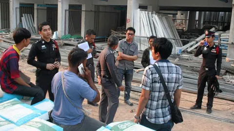 คนงานก่อสร้างเปิดศึก! ยิง-ฟันกันเละ ผลตาย 1 เจ็บ 3