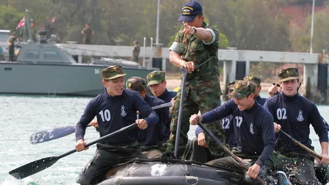 แข้งราชนาวีฟิตหนัก ร่วมฝึกหน่วยซีลก่อนลุยไทยลีก