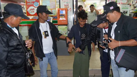 รวบแรงงานพม่า ลักเบียร์คาเซเว่นฯ เมืองคอน