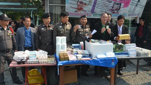รวบคลินิกเถื่อน อึ้ง! พบสารเติมเต็มให้ผิว ไม่มี อย.รับรอง