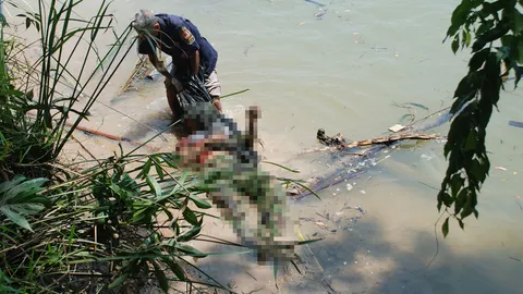 มอบตัวแล้วมือฆ่าหนุ่มนิรนามทิ้งสะพานแก้มดำอ้างมาจีบแม่