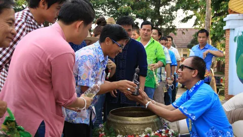 'เชียงราย-ลาว' ร่วมจัดสงกรานต์ย้อนยุค 2 ฝั่งโขง