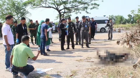 ฆ่าสยอง! ตัดอวัยวะเพศ ราดน้ำมันเผาอำพราง 