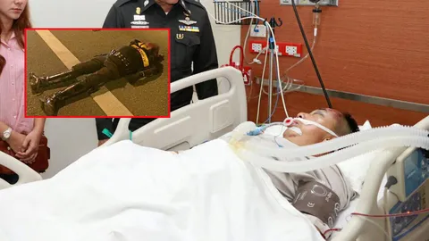 'พระบรมฯ' ทรงรับ 'ด.ต.' ถูกรถชนบนทางด่วน เป็นคนไข้ในพระราชานุเคราะห์