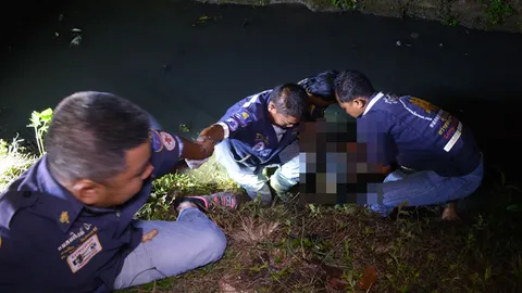 เด็กแว้น ไล่ยิงกัน อริหนีไม่รอด ซิ่ง จยย.ตกร่องน้ำดับ