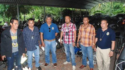 กองปราบฯบุกตรวจเต็นท์รถมือสอง ปล่อยเงินกู้เก็บดอกเบี้ยโหด