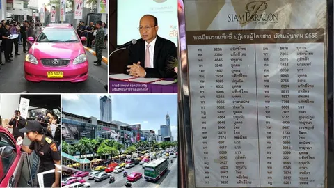 ขนส่งเอาจริง! ลงดาบแท็กซี่ขึ้นป้ายไม่รับผู้โดยสาร ที่พารากอน
