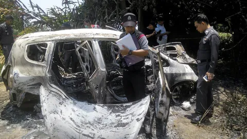 อุ้มน้องชายผบช.ปส. หลังขับเก๋งไปกับสาว รถถูกเผา-หายไร้รอย