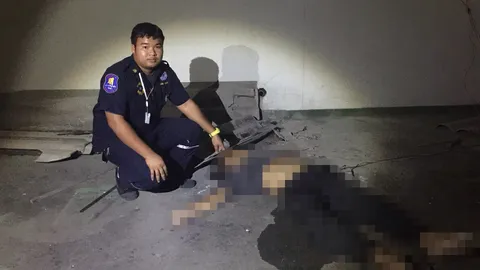 ทหารวัยเกษียณฉลองเลี้ยงรุ่นหนัก พลัดตกโรงแรมดังดับคาที่