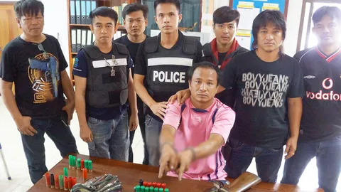 แม่เข้าข้างผัวใหม่ หนุ่มสุโขทัยระบายแค้น ไล่ยิงชาวบ้านเจ็บ