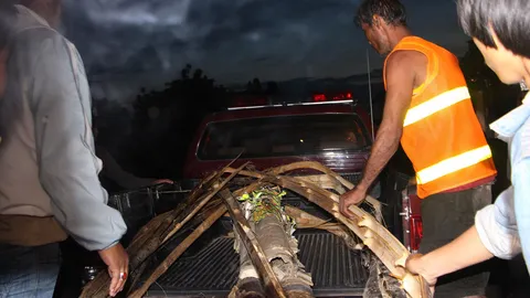 บั้งไฟตกใส่คนดูที่ศรีสะเกษ ดับ 2 เจ็บ 2 ราย (ชมคลิป)