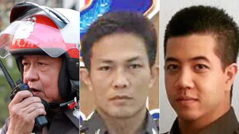 ยำตำรวจหั่นดอกไม้และกระบอง 24/05/58