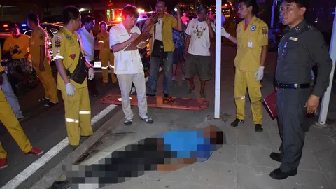 สลด! ตีนผีซิ่งเก๋งแข่งกัน ชนคนขี่ จยย.ดับคาที่