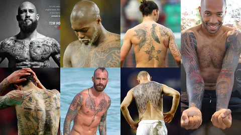 อึ้ง ทึ่ง ซี้ด! 10 รอยสักนักฟุตบอลดัง