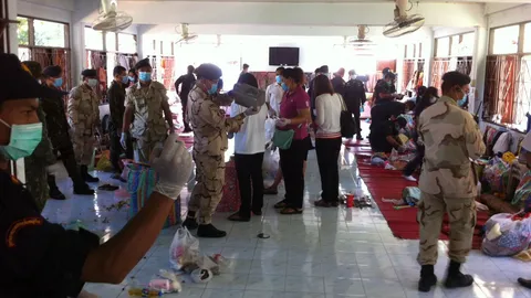 โดนขัดใจ!  'โรฮีนจา' นับ100 ทำลายที่พัก หลังถูกห้ามกินอาหารในเรือนนอน