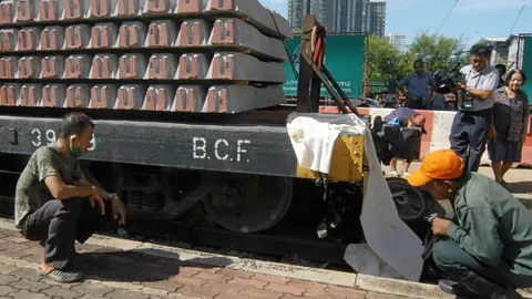 รถไฟชน! 1ศพ-กลางกรุง