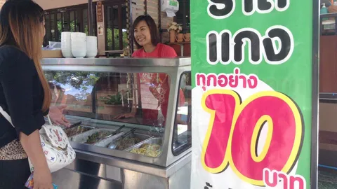 สวนกระแสของแพง! ข้าวแกงจานละ 10 บาท ซื้อได้ที่อุบลฯ