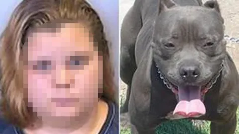 สาวถ่ายเซลฟี่อึ๊บกับหมา