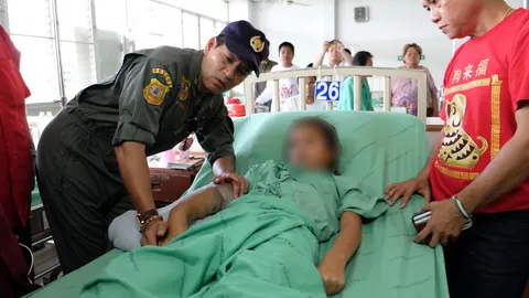 น่าสงสาร!! ดญ.ชาวลาว ป่วยแขนบวม ปวดทรมาน วอนผู้ใจบุญช่วย