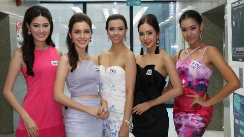 ประมวลภาพ ผู้เข้าประกวด มิสไทยแลนด์เวิลด์ 2015 รอบสัมภาษณ์